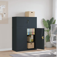 Thumbnail for Aktenschrank Anthrazit 90x40x130 cm Stahl