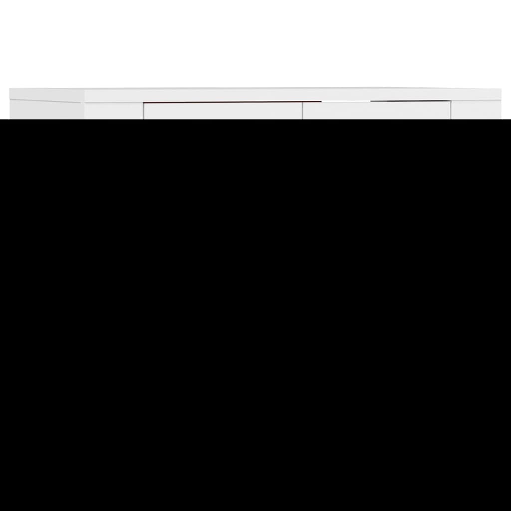 TV-Wandschränke 2 Stk. Weiß 57x34,5x40 cm