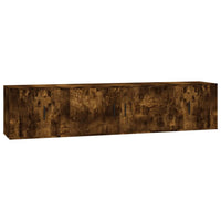 Thumbnail for 3-tlg. TV-Schrank-Set Räuchereiche Holzwerkstoff