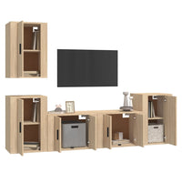 Thumbnail for 5-tlg. TV-Schrank-Set Sonoma-Eiche Holzwerkstoff