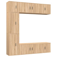 Thumbnail for 7-tlg. TV-Schrank-Set Sonoma-Eiche Holzwerkstoff