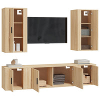 Thumbnail for 5-tlg. TV-Schrank-Set Sonoma-Eiche Holzwerkstoff
