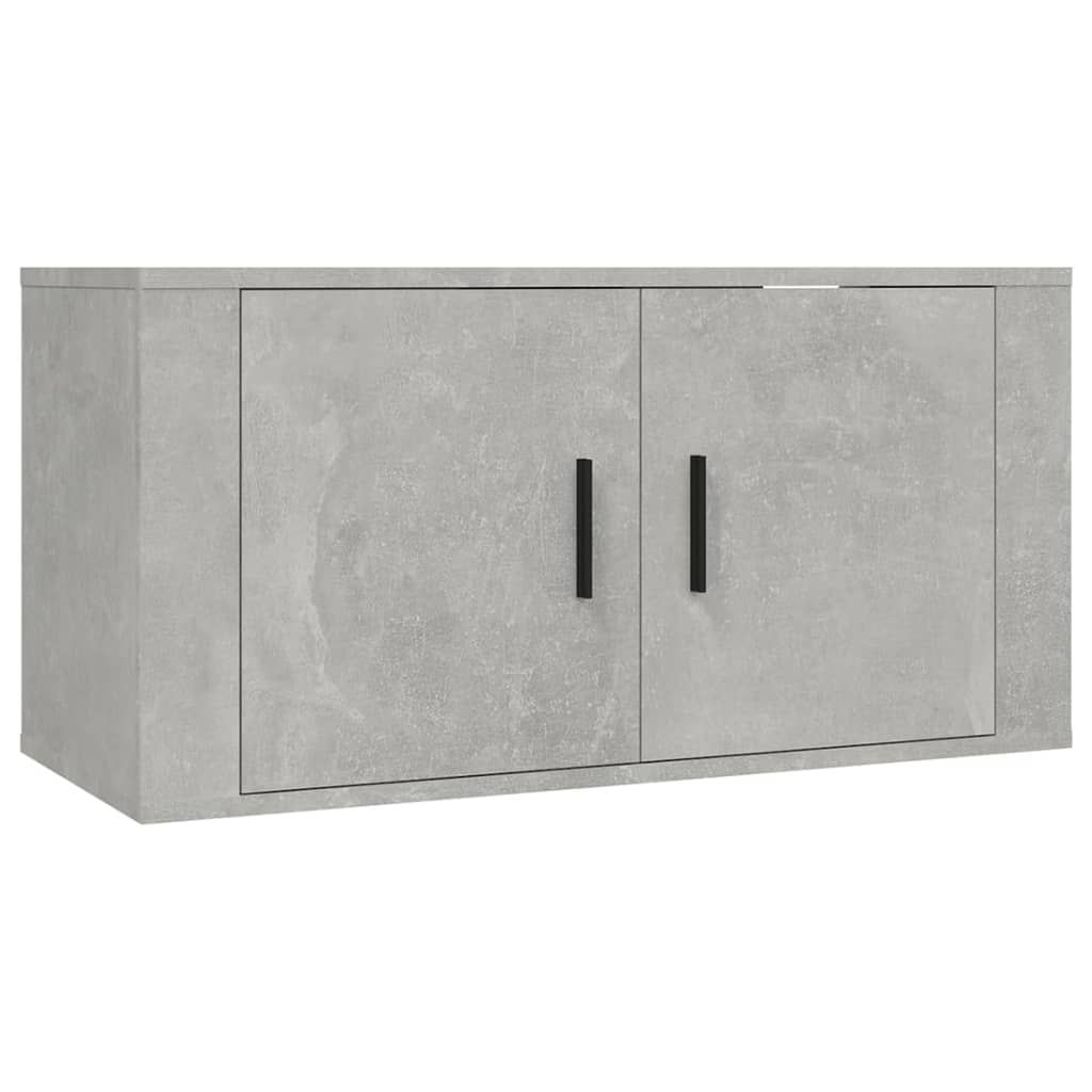 6-tlg. TV-Schrank-Set Betongrau Holzwerkstoff