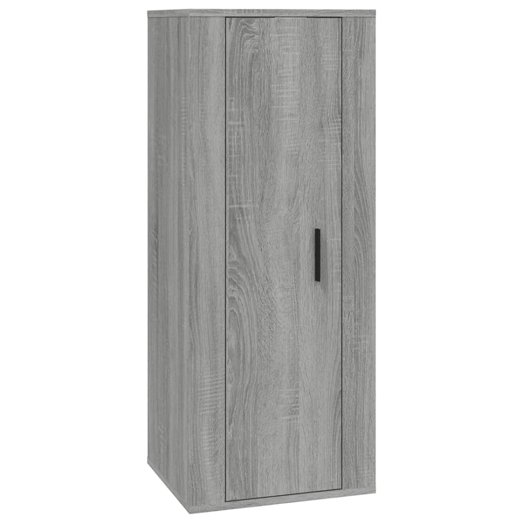 3-tlg. TV-Schrank-Set Grau Sonoma Holzwerkstoff