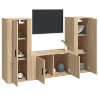 Thumbnail for 3-tlg. TV-Schrank-Set Sonoma-Eiche Holzwerkstoff