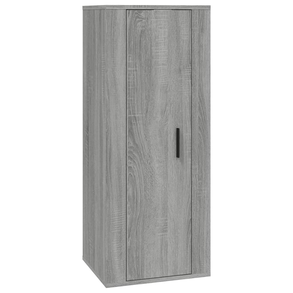 4-tlg. TV-Schrank-Set Grau Sonoma Holzwerkstoff