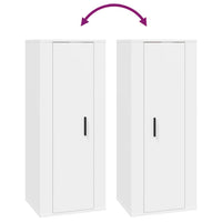 Thumbnail for 7-tlg. TV-Schrank-Set Weiß Holzwerkstoff