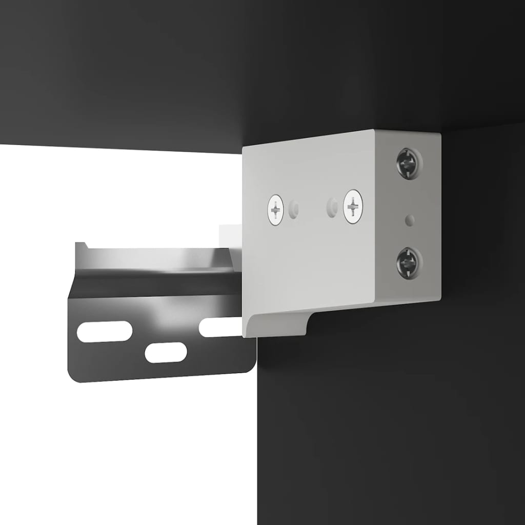 7-tlg. TV-Schrank-Set Schwarz Holzwerkstoff