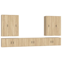 Thumbnail for 7-tlg. TV-Schrank-Set Sonoma-Eiche Holzwerkstoff