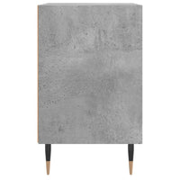 Thumbnail for Nachttisch Betongrau 40x30x50 cm Holzwerkstoff