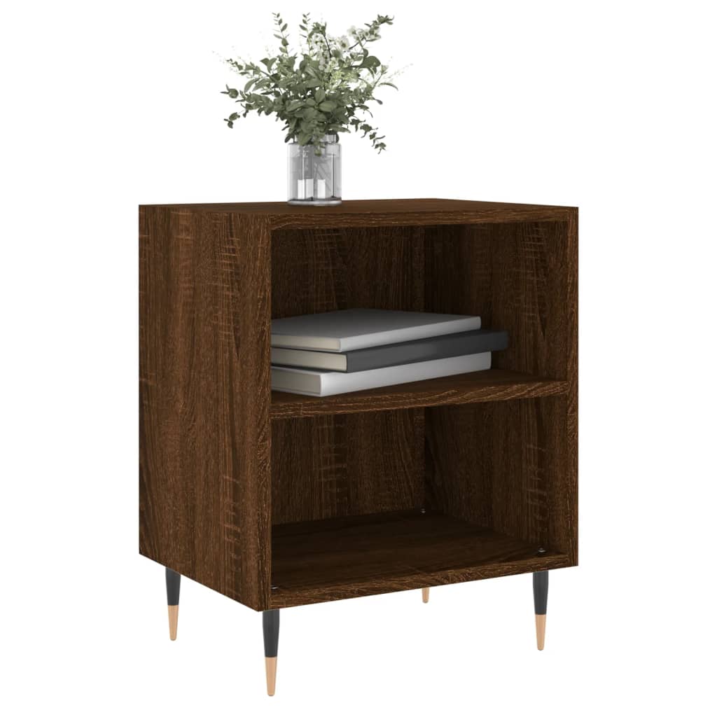 Nachttisch Braun Eichen-Optik 40x30x50 cm Holzwerkstoff