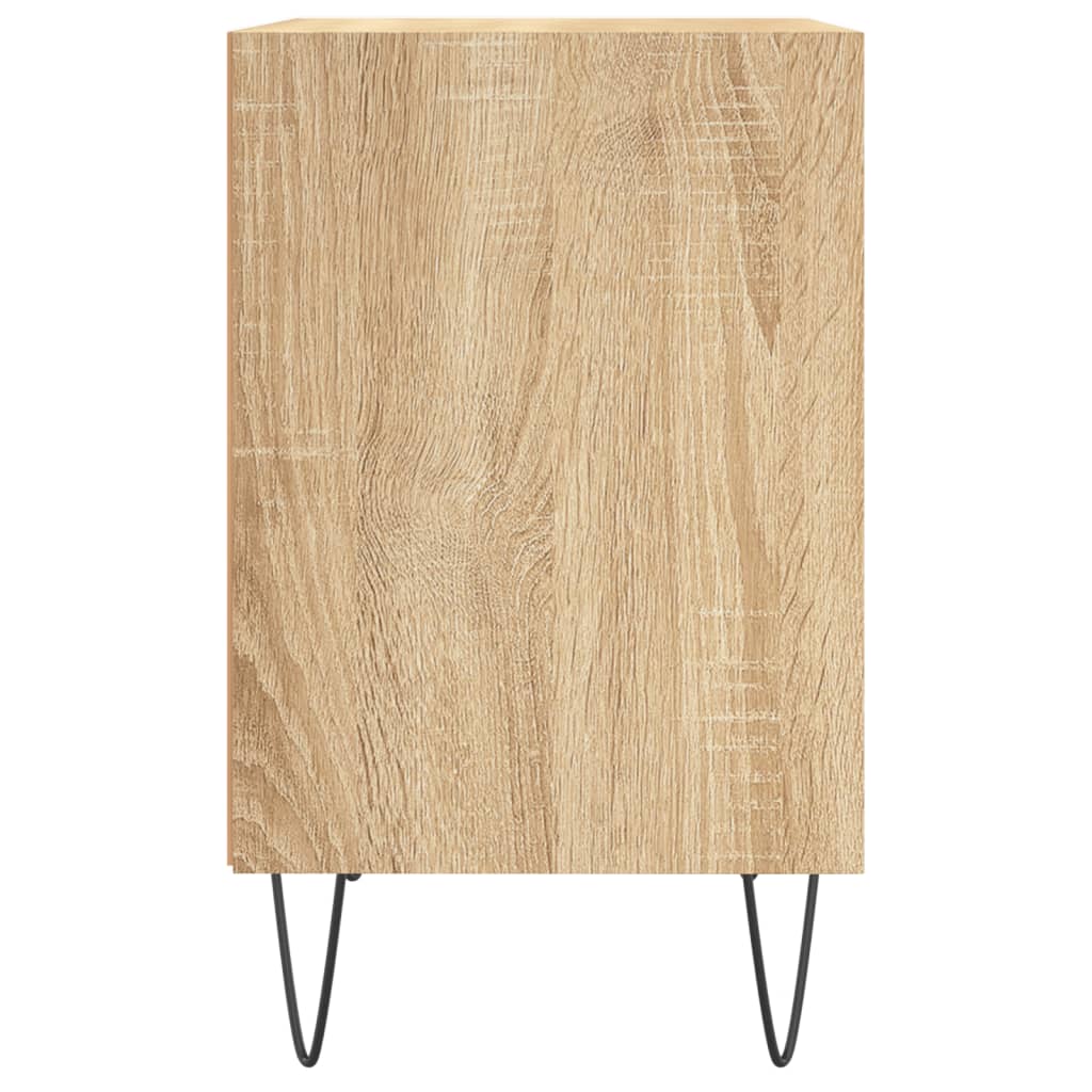 Nachttische 2 Stk. Sonoma-Eiche 40x30x50 cm Holzwerkstoff