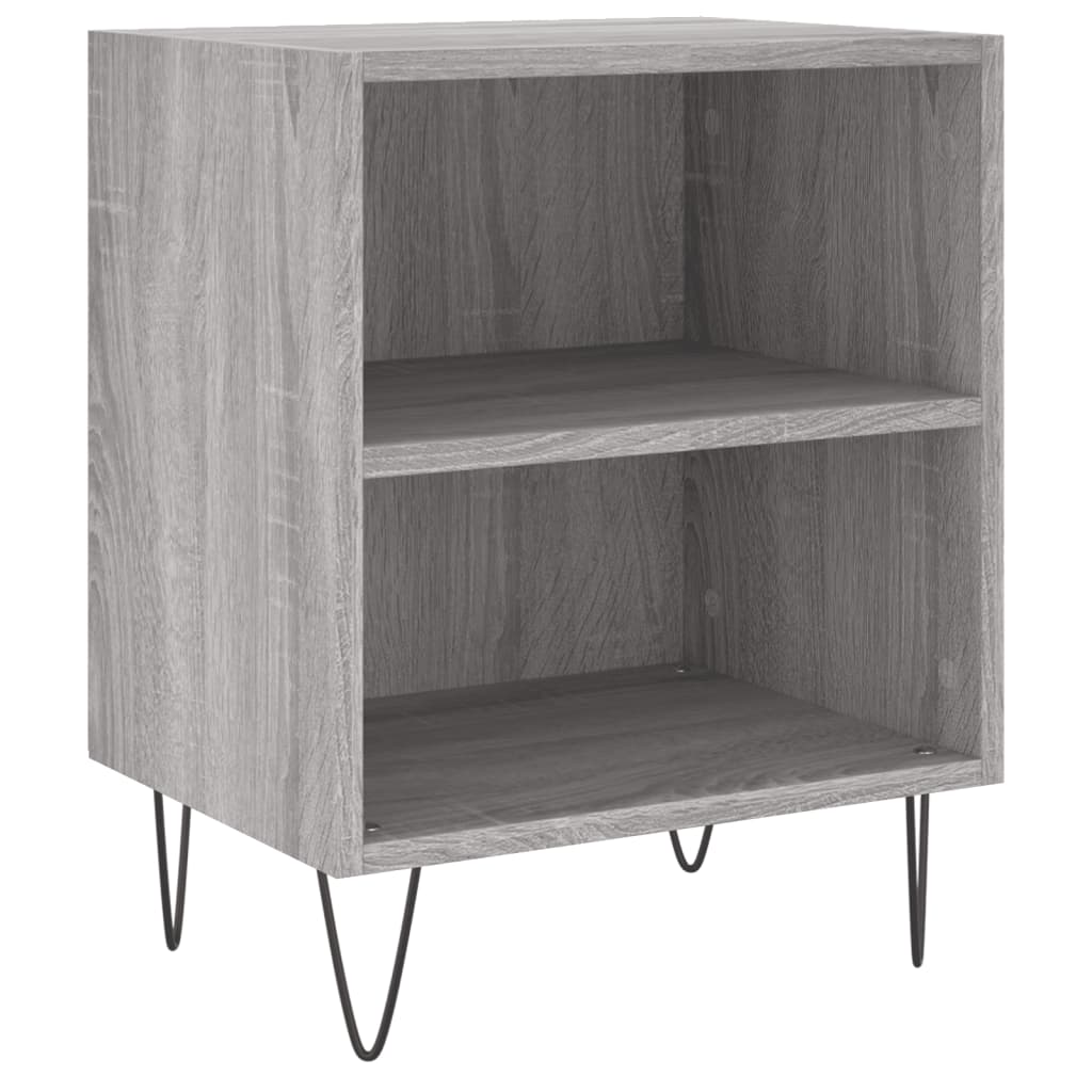 Nachttisch Grau Sonoma 40x30x50 cm Holzwerkstoff