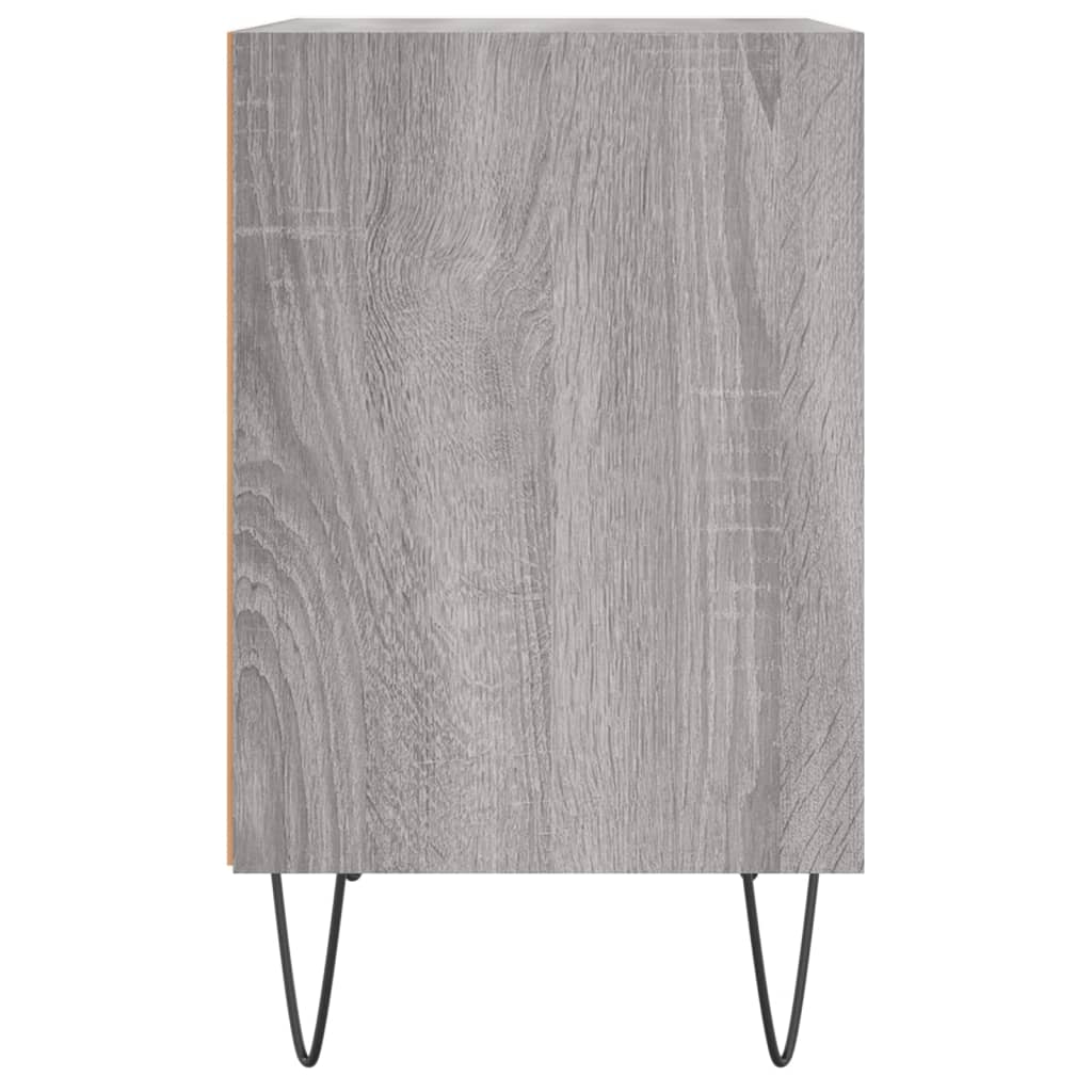 Nachttisch Grau Sonoma 40x30x50 cm Holzwerkstoff