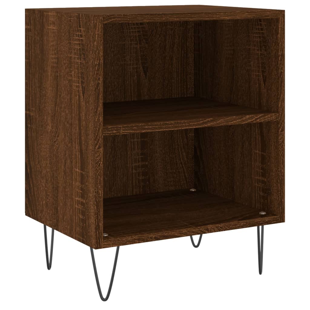 Nachttisch Braun Eichen-Optik 40x30x50 cm Holzwerkstoff