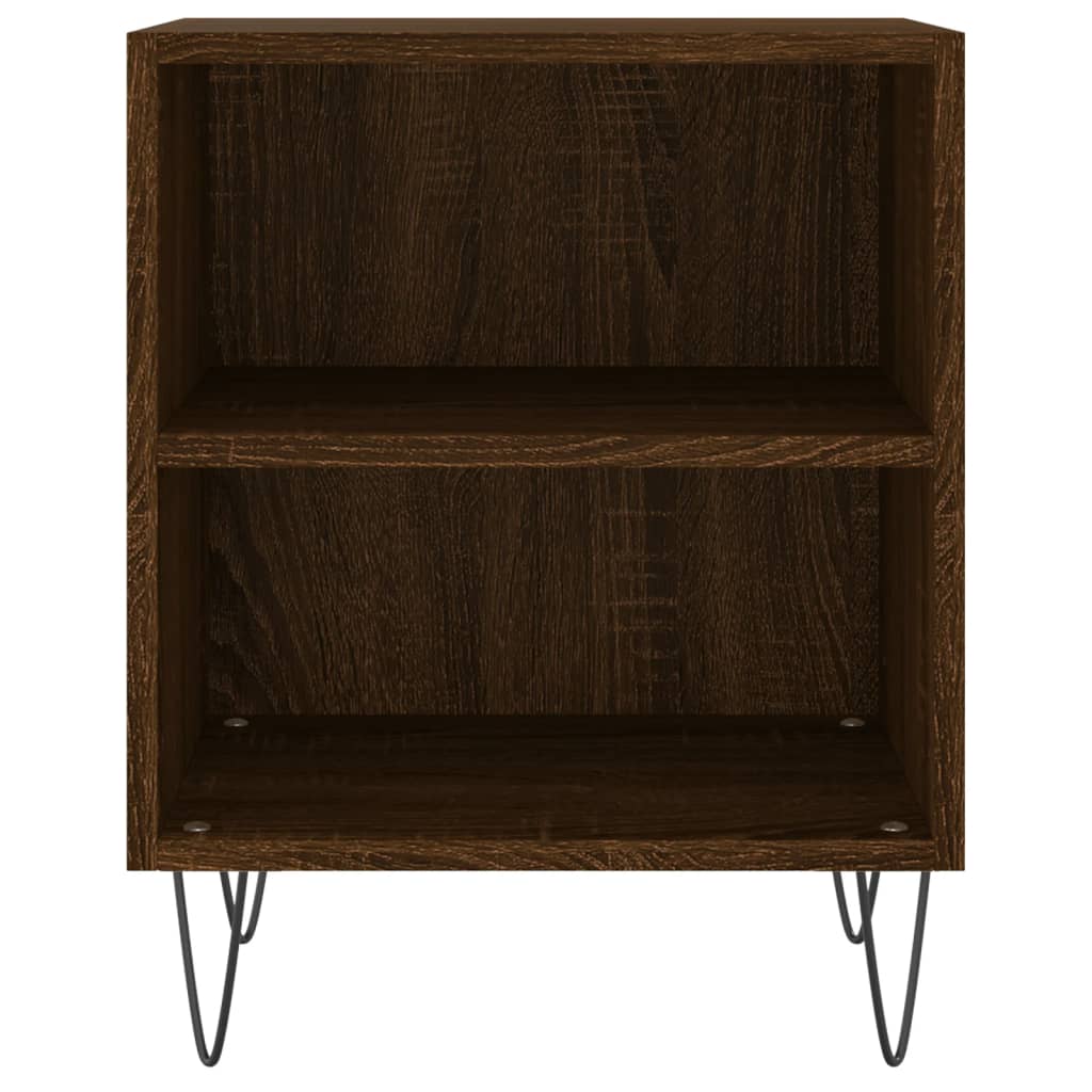 Nachttisch Braun Eichen-Optik 40x30x50 cm Holzwerkstoff