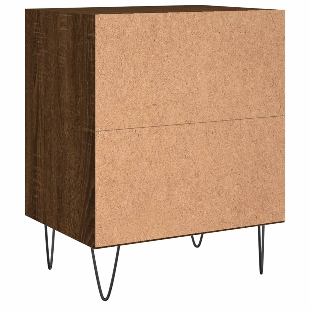 Nachttisch Braun Eichen-Optik 40x30x50 cm Holzwerkstoff