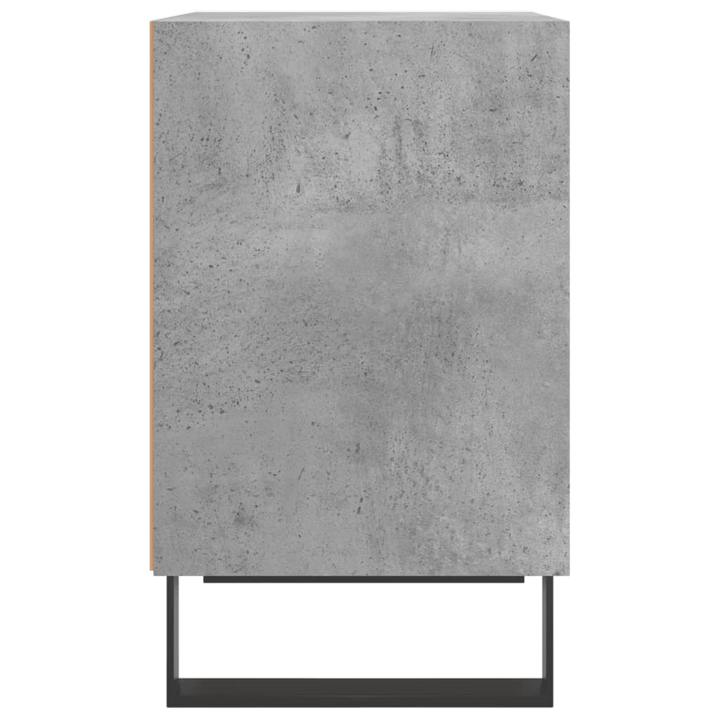Nachttisch Betongrau 40x30x50 cm Holzwerkstoff