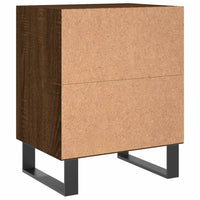 Thumbnail for Nachttische 2 Stk. Braun Eichen-Optik 40x30x50 cm Holzwerkstoff