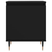 Thumbnail for Nachttisch Schwarz 40x30x50 cm Holzwerkstoff