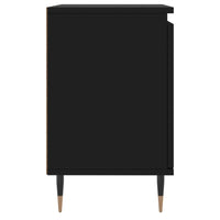 Thumbnail for Nachttisch Schwarz 40x30x50 cm Holzwerkstoff