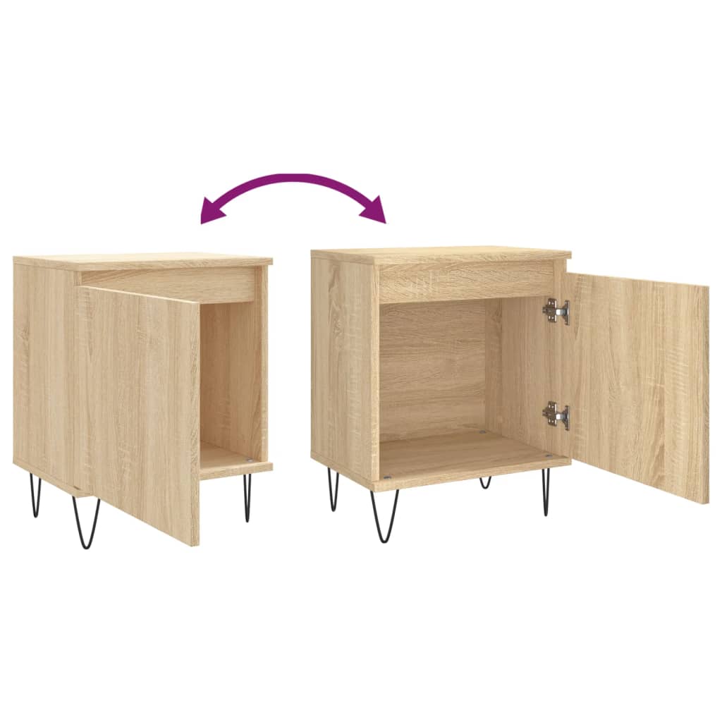Nachttisch Sonoma-Eiche 40x30x50 cm Holzwerkstoff