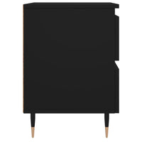 Thumbnail for Nachttisch Schwarz 40x35x50 cm Holzwerkstoff