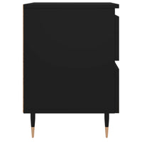 Thumbnail for Nachttische 2 Stk. Schwarz 40x35x50 cm Holzwerkstoff