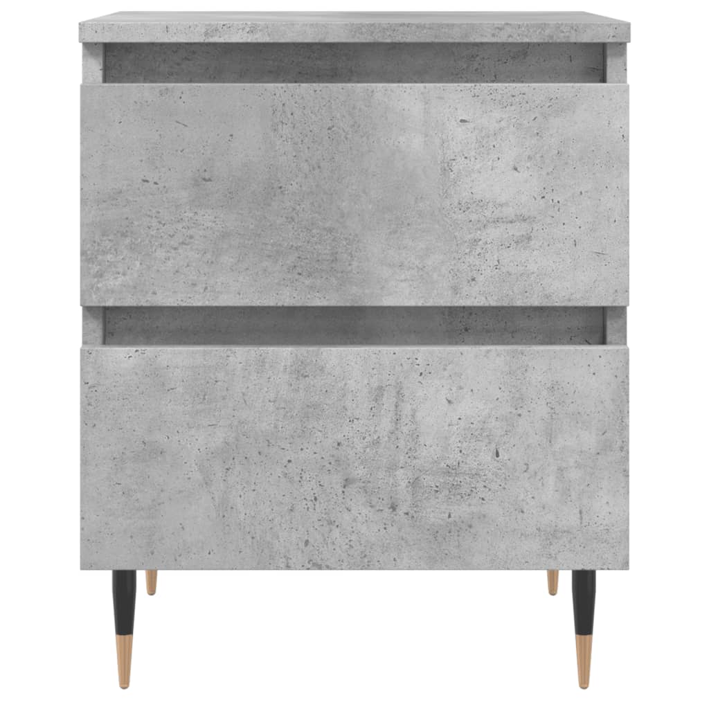 Nachttisch Betongrau 40x35x50 cm Holzwerkstoff