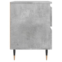 Thumbnail for Nachttisch Betongrau 40x35x50 cm Holzwerkstoff