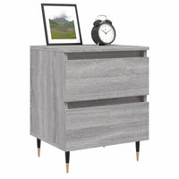 Thumbnail for Nachttische 2 Stk. Grau Sonoma 40x35x50 cm Holzwerkstoff