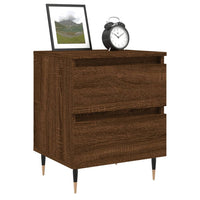 Thumbnail for Nachttische 2 Stk. Braun Eichen-Optik 40x35x50 cm Holzwerkstoff