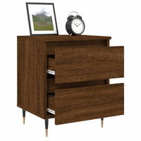 Thumbnail for Nachttische 2 Stk. Braun Eichen-Optik 40x35x50 cm Holzwerkstoff