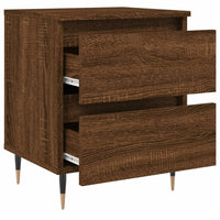 Thumbnail for Nachttische 2 Stk. Braun Eichen-Optik 40x35x50 cm Holzwerkstoff