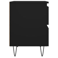 Thumbnail for Nachttische 2 Stk. Schwarz 40x35x50 cm Holzwerkstoff