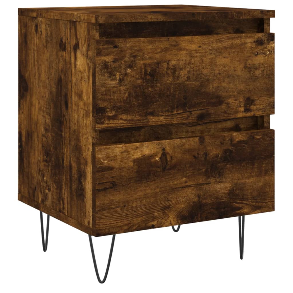 Nachttisch Räuchereiche 40x35x50 cm Holzwerkstoff