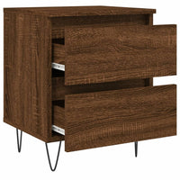Thumbnail for Nachttische 2 Stk. Braun Eichen-Optik 40x35x50 cm Holzwerkstoff