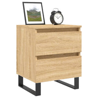 Thumbnail for Nachttische 2 Stk. Sonoma-Eiche 40x35x50 cm Holzwerkstoff