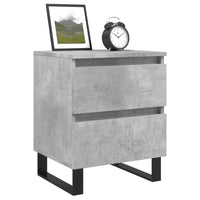 Thumbnail for Nachttisch Betongrau 40x35x50 cm Holzwerkstoff