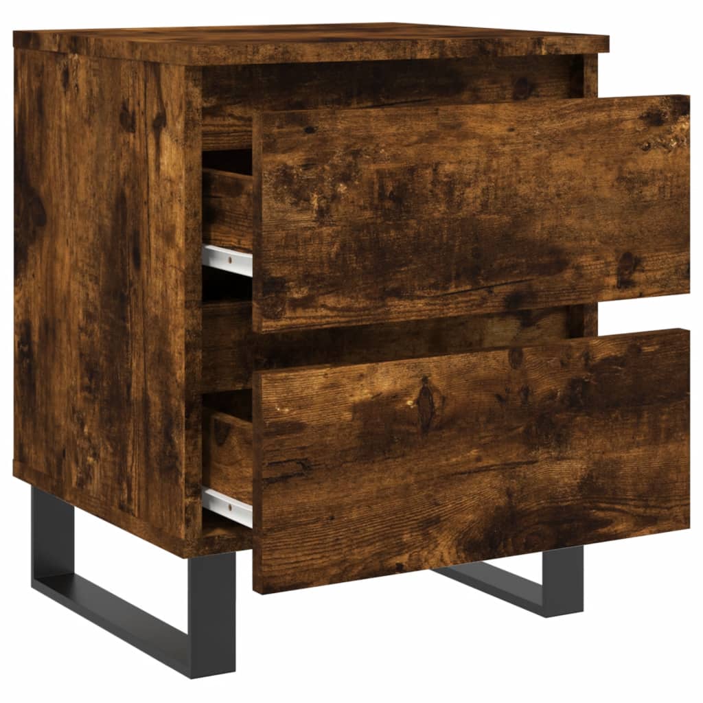 Nachttisch Räuchereiche 40x35x50 cm Holzwerkstoff