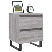 Thumbnail for Nachttische 2 Stk. Grau Sonoma 40x35x50 cm Holzwerkstoff
