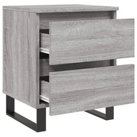 Thumbnail for Nachttische 2 Stk. Grau Sonoma 40x35x50 cm Holzwerkstoff