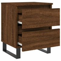 Thumbnail for Nachttisch Braun Eichen-Optik 40x35x50 cm Holzwerkstoff