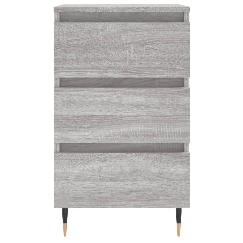 Nachttisch Grau Sonoma 40x35x69 cm Holzwerkstoff