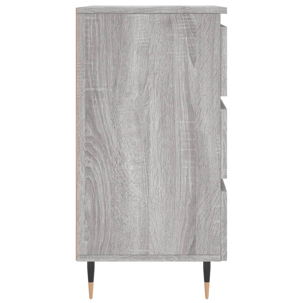 Nachttisch Grau Sonoma 40x35x69 cm Holzwerkstoff