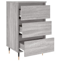 Thumbnail for Nachttische 2 Stk. Grau Sonoma 40x35x69 cm Holzwerkstoff