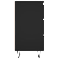 Thumbnail for Nachttisch Schwarz 40x35x69 cm Holzwerkstoff