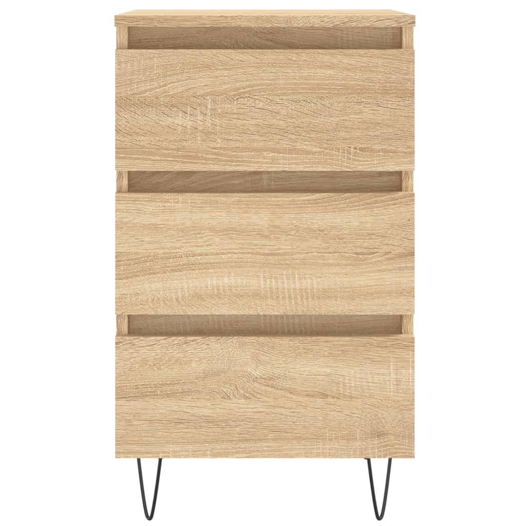 Nachttische 2 Stk. Sonoma-Eiche 40x35x69 cm Holzwerkstoff