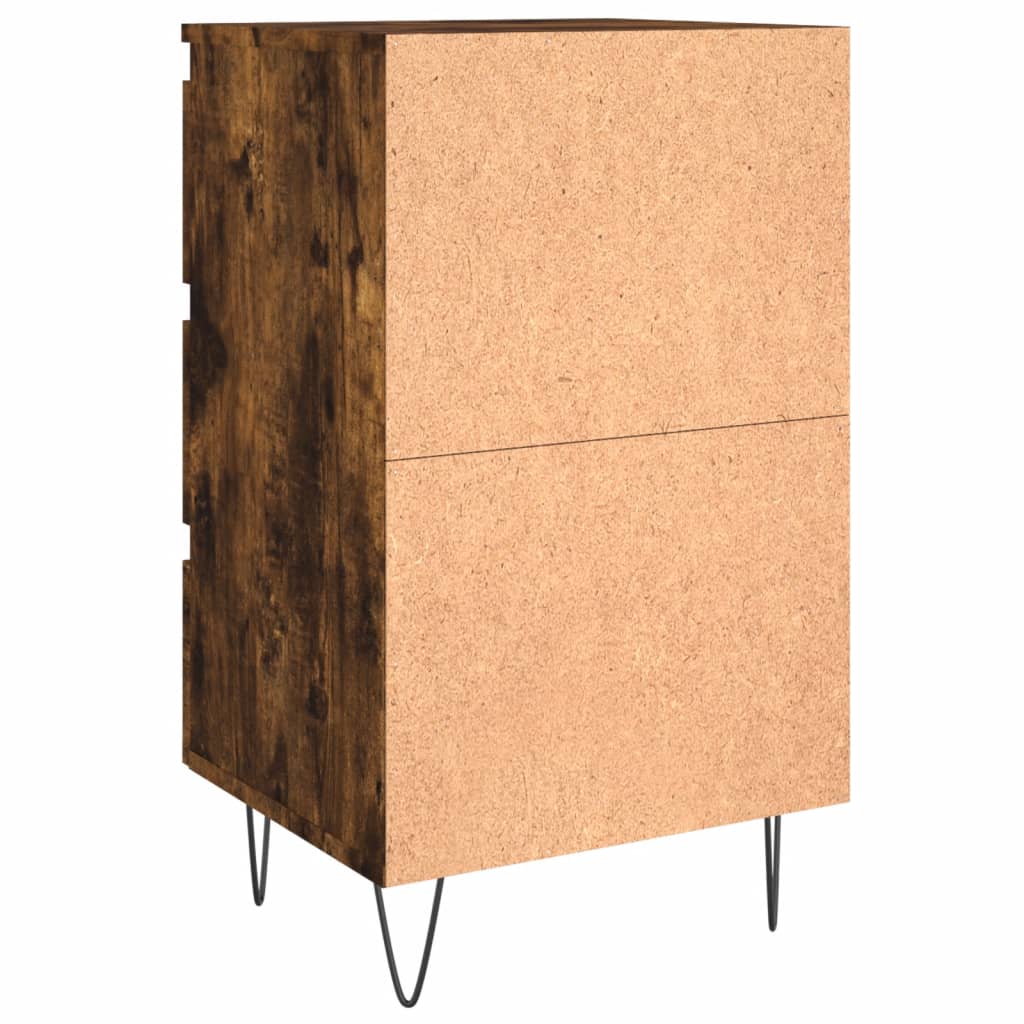 Nachttisch Räuchereiche 40x35x69 cm Holzwerkstoff