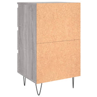 Thumbnail for Nachttische 2 Stk. Grau Sonoma 40x35x69 cm Holzwerkstoff